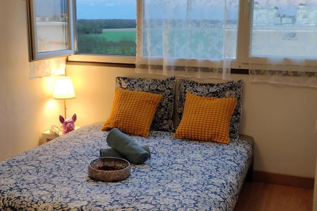 Charmant Appartement Proche Melun Centre Ville Luaran gambar